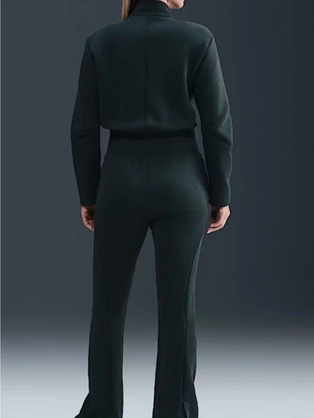 Nike NEW Sportswear Tech Fleece Jumpsuit Women M Seaweed Green Dark Teal HV4095